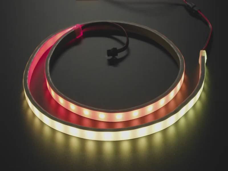 Adafruit Adafruit Silikonummantelter NeoPixel-LED-Streifen - 60 LEDs/m, 1m Smarter LED-Lichtstreifen von Adafruit