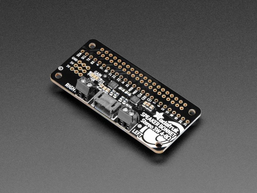 Adafruit Audio-Board Adafruit I2S 3W Stereo Lautsprecher Bonnet für Raspberry Pi Adafruit Audio-Board Adafruit I2S 3W Stereo Lautsprecher Bonnet für Raspberry Pi von Adafruit