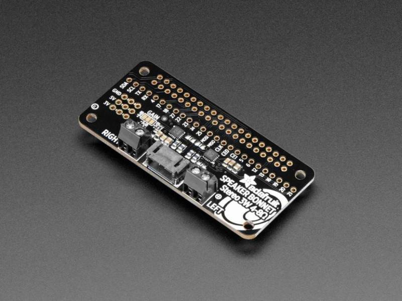 Adafruit Audio-Board Adafruit I2S 3W Stereo Lautsprecher Bonnet für Raspberry Pi Adafruit Audio-Board Adafruit I2S 3W Stereo Lautsprecher Bonnet für Raspberry Pi von Adafruit