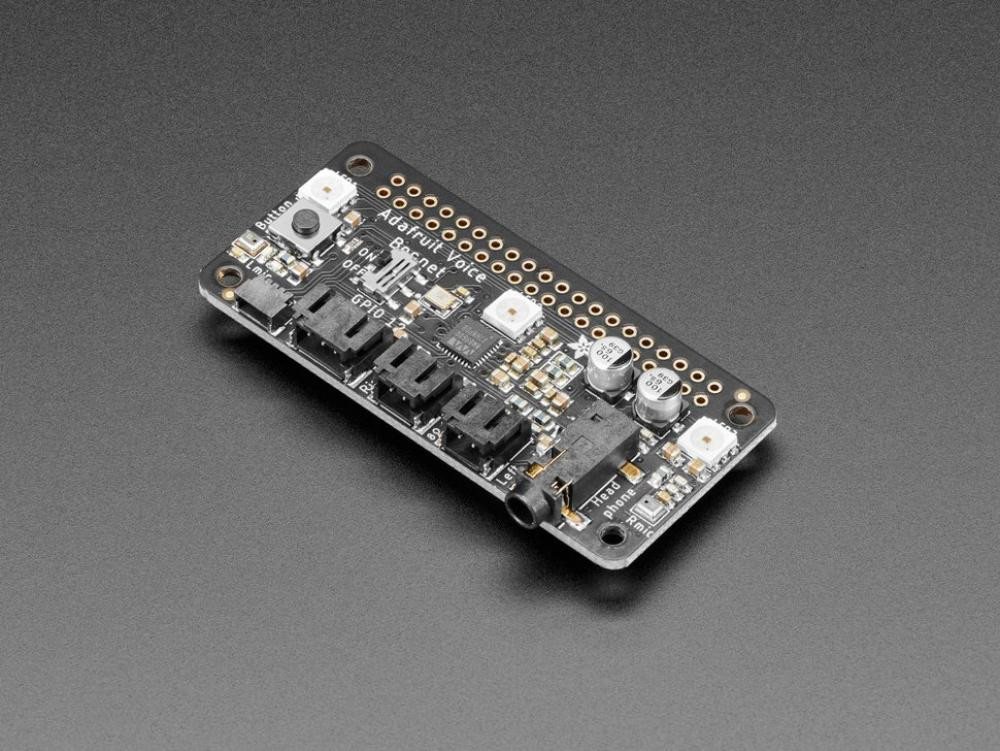 Adafruit Audio-Board Adafruit Voice Bonnet für Raspberry Pi - Zwei Lautsprecher + zwei von Adafruit