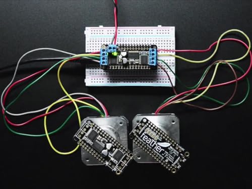 Adafruit DC Motor + Stepper FeatherWing Add-on For All Feather Boards [ADA2927] von Adafruit