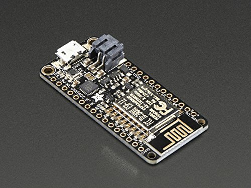 Adafruit Feather HUZZAH mit ESP8266 WiFi/WLAN Development Board mit integriertem USB- und Akku-Ladegerät von Adafruit