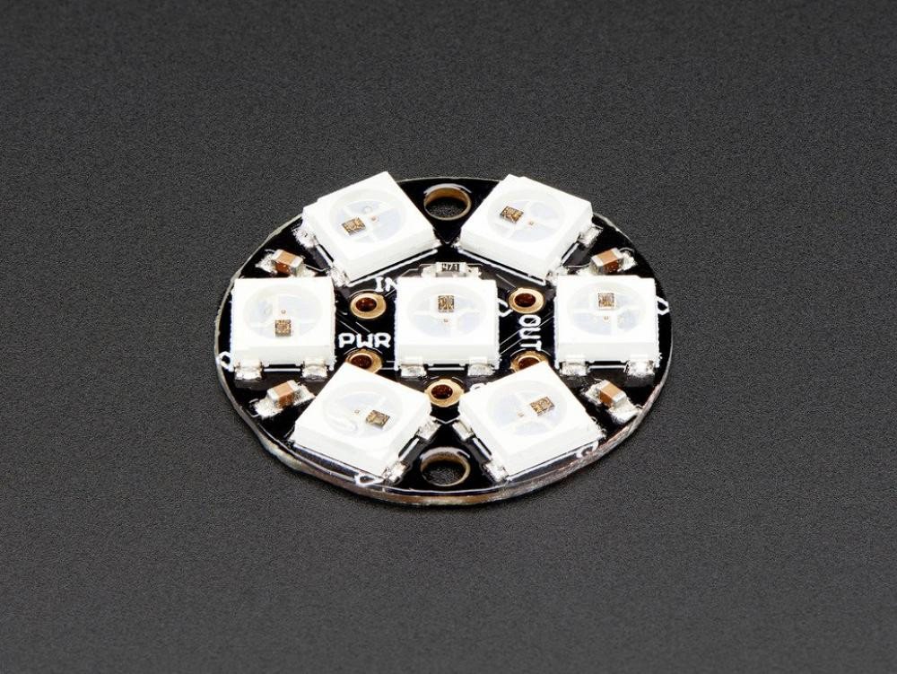 Adafruit LED-Streifen Adafruit NeoPixel Jewel - 7 x 5050 RGB LED mit integrierten Treibern von Adafruit