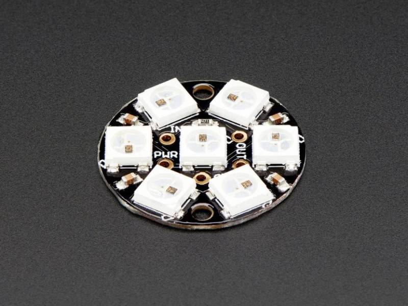 Adafruit LED-Streifen Adafruit NeoPixel Jewel - 7 x 5050 RGB LED mit integrierten Treibern von Adafruit
