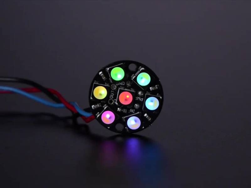 Adafruit LED-Streifen Adafruit NeoPixel Jewel - 7 x 5050 RGBW LED, mit integrierten von Adafruit