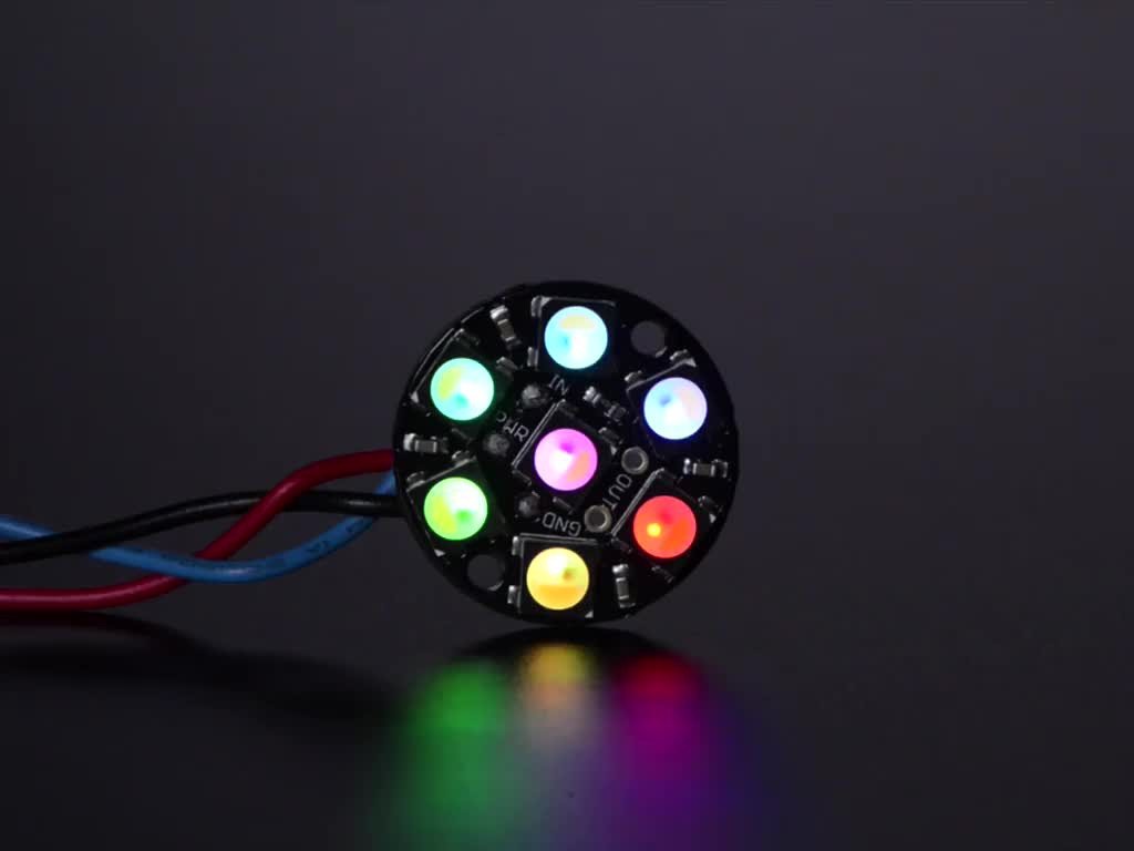 Adafruit LED-Streifen Adafruit NeoPixel Jewel - 7 x 5050 RGBW LED mit integrierten Treibern von Adafruit