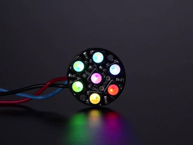 Adafruit LED-Streifen Adafruit NeoPixel Jewel - 7 x 5050 RGBW LED mit integrierten Treibern von Adafruit