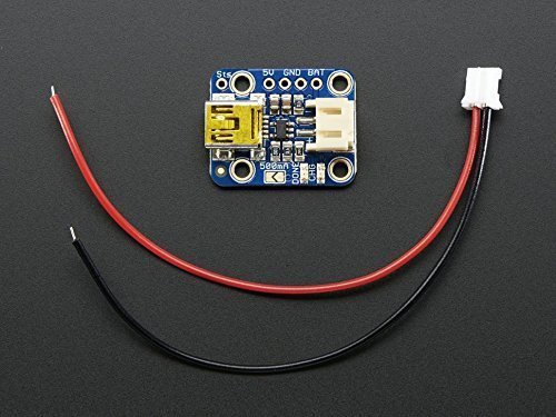 Adafruit Mini-Lipo mit Mini-B USB-Buchse – USB LiIon/LiPoly Ladegerät – v1 von Adafruit
