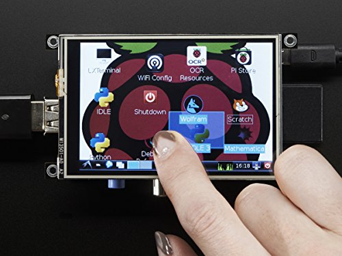 Adafruit PiTFT - Assembled 480x320 3.5" TFT+Touchscreen for Raspberry Pi [ADA2097] von Adafruit