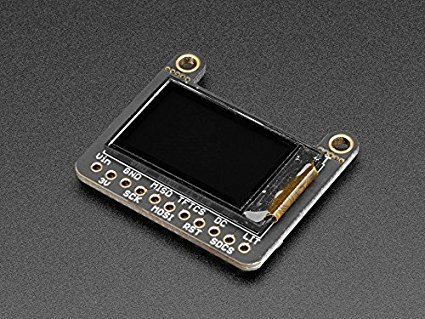 Adafruit ST7735 TFT-Farbdisplay mit microSD-Kartenslot, 0,96 Zoll (2,43 cm), 160 x 80 mm, PID 3533 von Adafruit