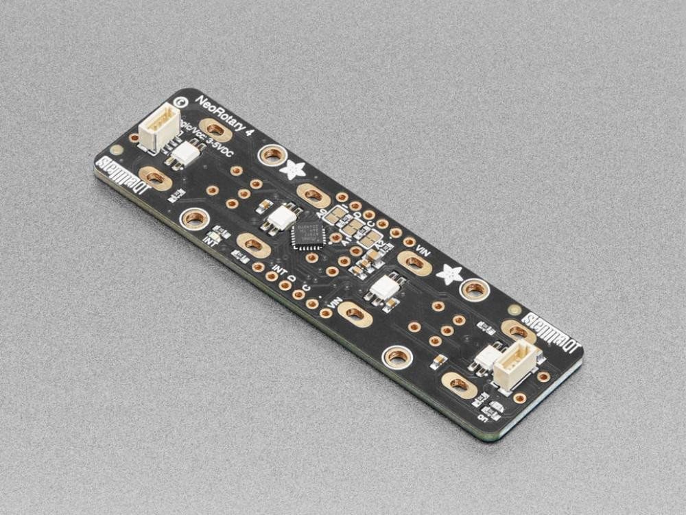 Adafruit Schalter Adafruit I2C Quad Rotary Encoder Breakout mit NeoPixel von Adafruit