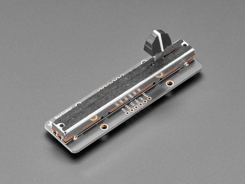 Adafruit Schalter Adafruit NeoSlider I2C QT Schiebepotentiometer mit 4 NeoPixeln Adafruit Schalter Adafruit NeoSlider I2C QT Schiebepotentiometer mit 4 NeoPixeln von Adafruit