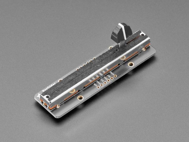 Adafruit Schalter Adafruit NeoSlider I2C QT Schiebepotentiometer mit 4 NeoPixeln von Adafruit