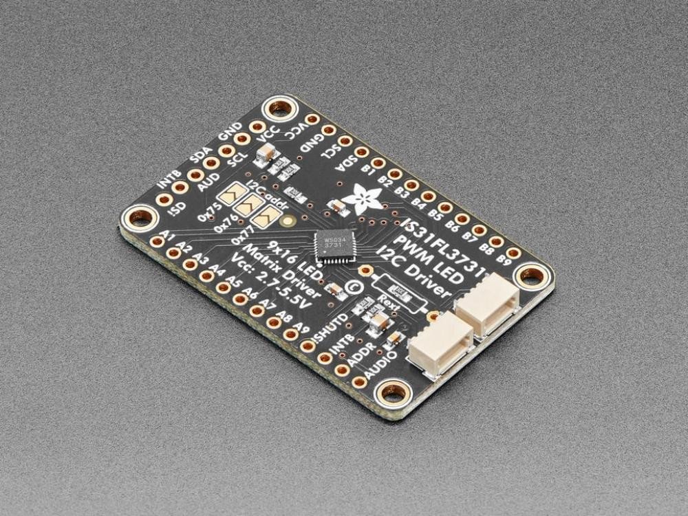 Adafruit Sensor Adafruit 16x9 Charlieplexed PWM LED Matrix Treiber - IS31FL3731 Adafruit Sensor Adafruit 16x9 Charlieplexed PWM LED Matrix Treiber - IS31FL3731 von Adafruit