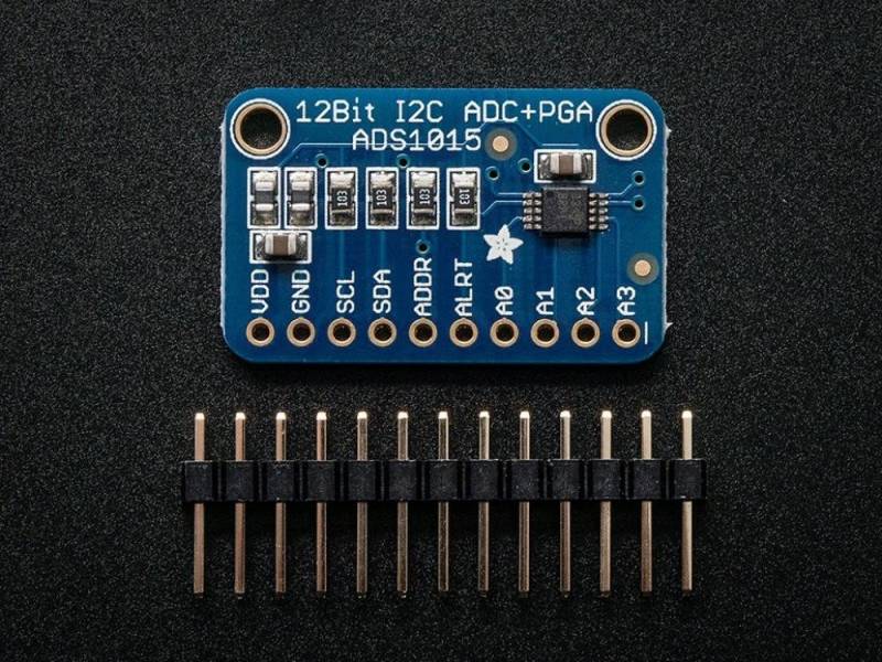Adafruit Sensor Adafruit ADS1015 12-Bit ADC - 4 Kanal mit programmierbarem Verstärker von Adafruit