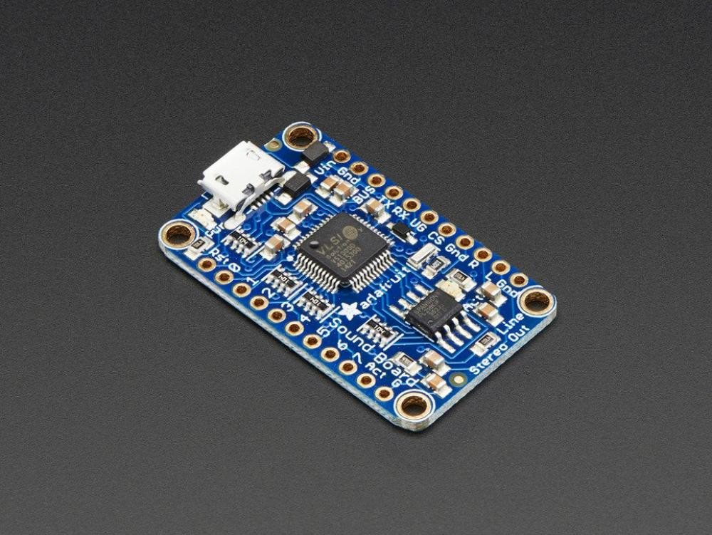 Adafruit Sensor Adafruit Audio FX Mini Sound Board - WAV/OGG Trigger, 2MB Flash Adafruit Sensor Adafruit Audio FX Mini Sound Board - WAV/OGG Trigger, 2MB Flash von Adafruit