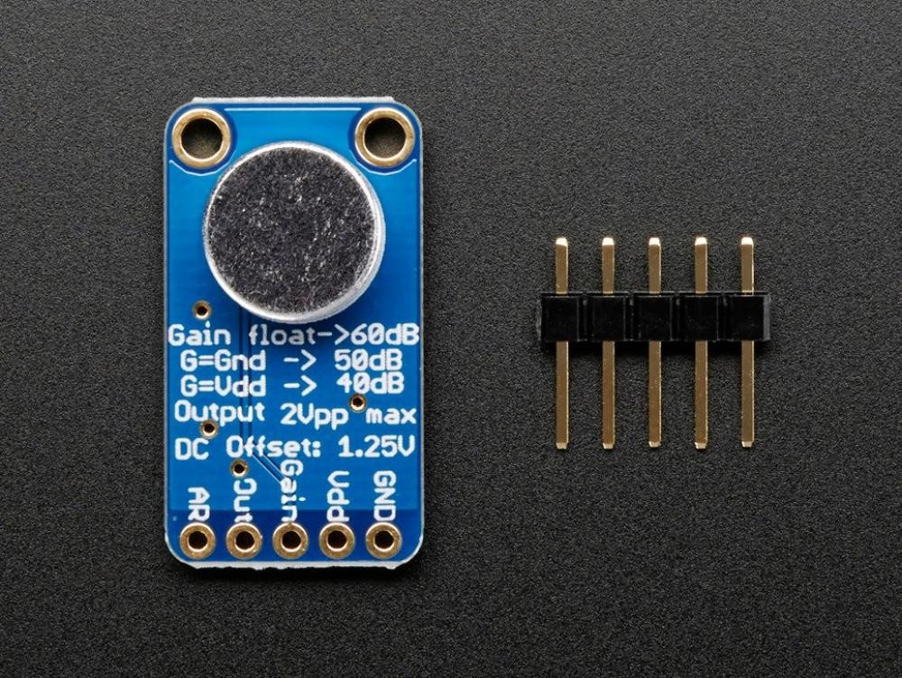 Adafruit Sensor Adafruit Electret Mikrofon Verstärker - MAX9814 Adafruit Sensor Adafruit Electret Mikrofon Verstärker - MAX9814 von Adafruit