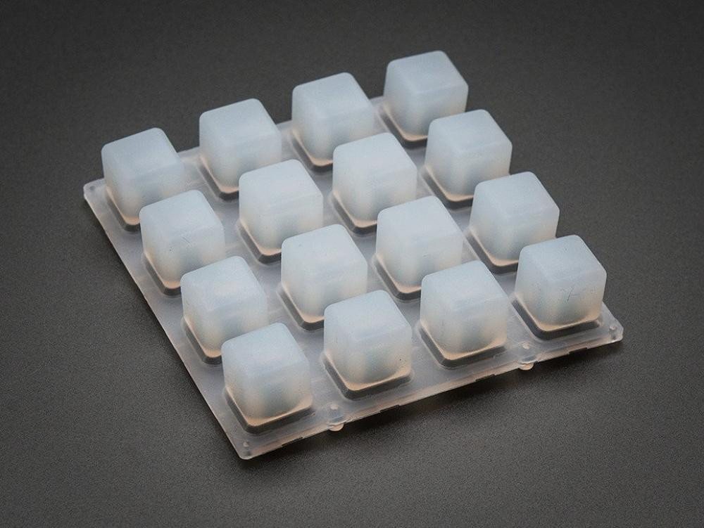 Adafruit Sensor Adafruit Silikon Elastomer 4x4 Button Keypad - für 3mm LEDs Adafruit Sensor Adafruit Silikon Elastomer 4x4 Button Keypad - für 3mm LEDs von Adafruit