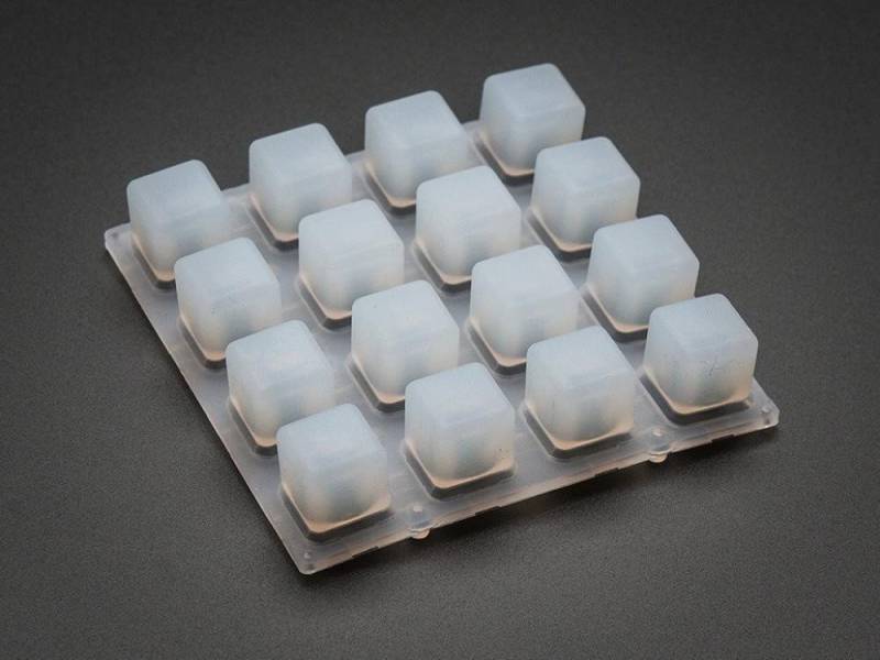 Adafruit Sensor Adafruit Silikon Elastomer 4x4 Button Keypad - für 3mm LEDs von Adafruit