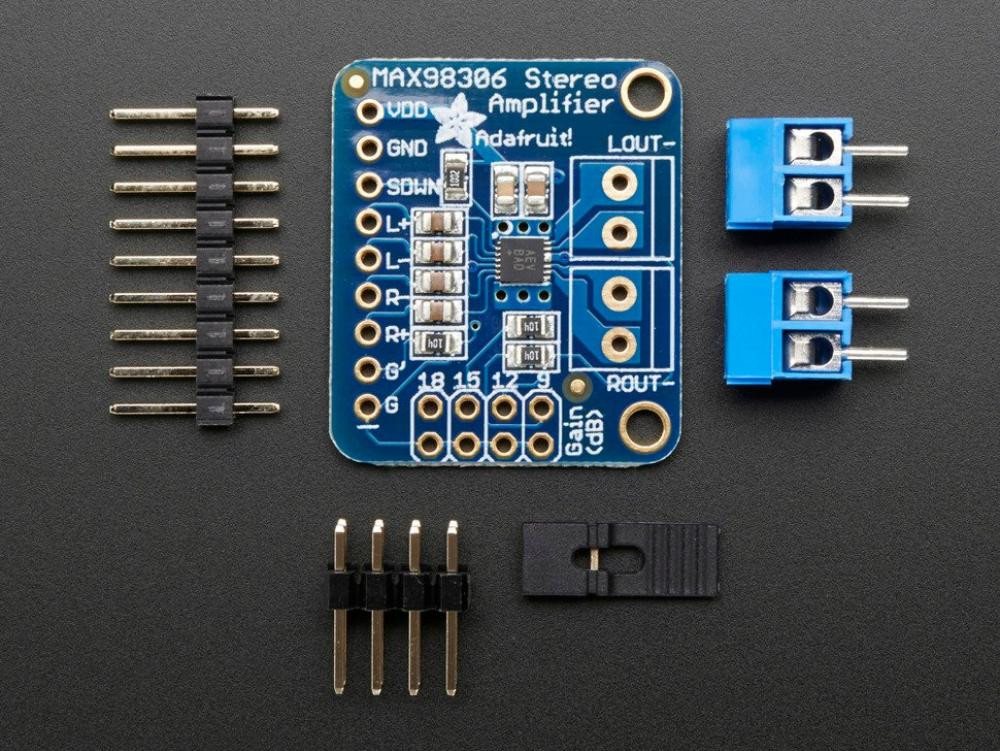 Adafruit Sensor Adafruit Stereo 3.7W Class D Audio Verstärker - MAX98306 Adafruit Sensor Adafruit Stereo 3.7W Class D Audio Verstärker - MAX98306 von Adafruit