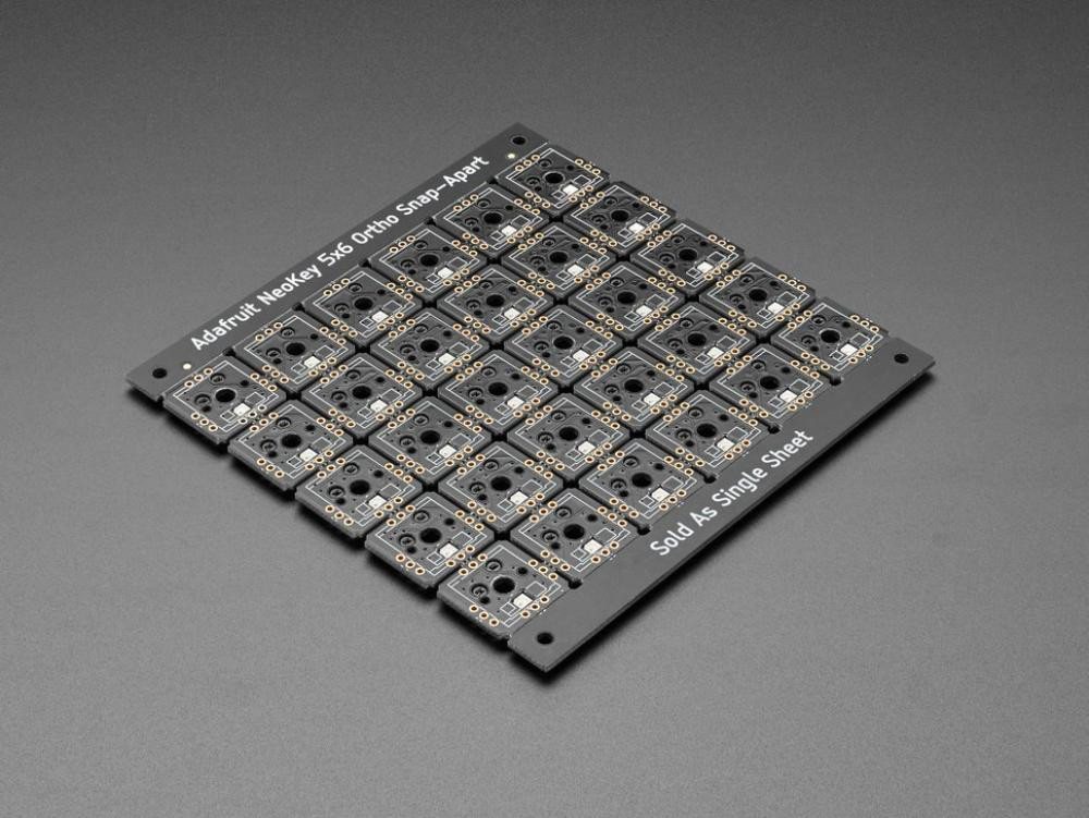 Adafruit Sensor NeoKey 5x6 Ortho Snap-Apart mechanischen Tasten mit NeoPixel LED's Adafruit Sensor NeoKey 5x6 Ortho Snap-Apart mechanischen Tasten mit NeoPixel LED's von Adafruit