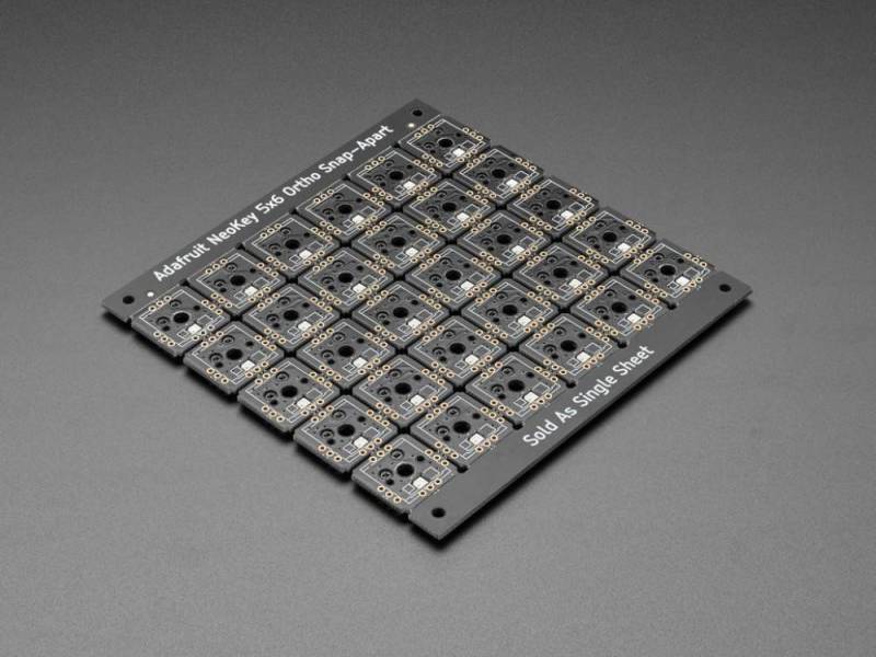 Adafruit Sensor NeoKey 5x6 Ortho Snap-Apart mechanischen Tasten mit NeoPixel LED's von Adafruit