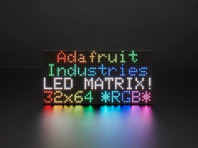 Adafruit Smarte LED-Leuchte Adafruit 64x32 RGB LED Matrix - 3mm Raster von Adafruit