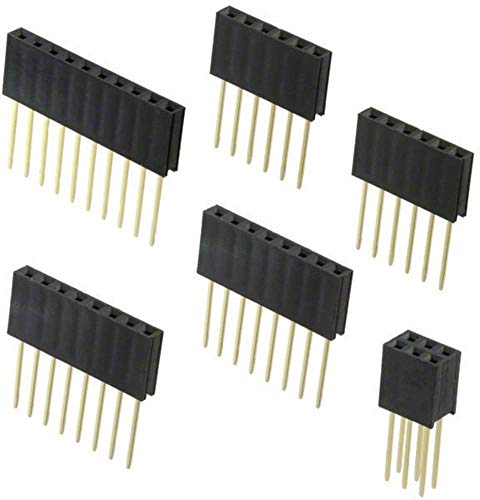 Arduino Shield Stapel-Stiftleiste 6, 8, 10, ISP, Lange Pins, männlich zu weiblich von Adafruit