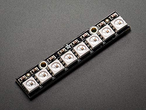 NeoPixel Stick – 8 x WS2812 5050 RGB LED mit integrierten Treibern NeoPixel Stick – 8 x WS2812 5050 RGB LED mit integrierten Treibern von Adafruit