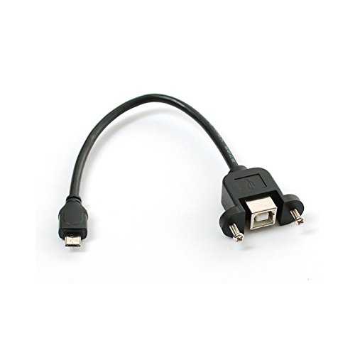 Plattenmontage USB-Kabel - B-Buchse auf Micro-B-Stecker von Adafruit