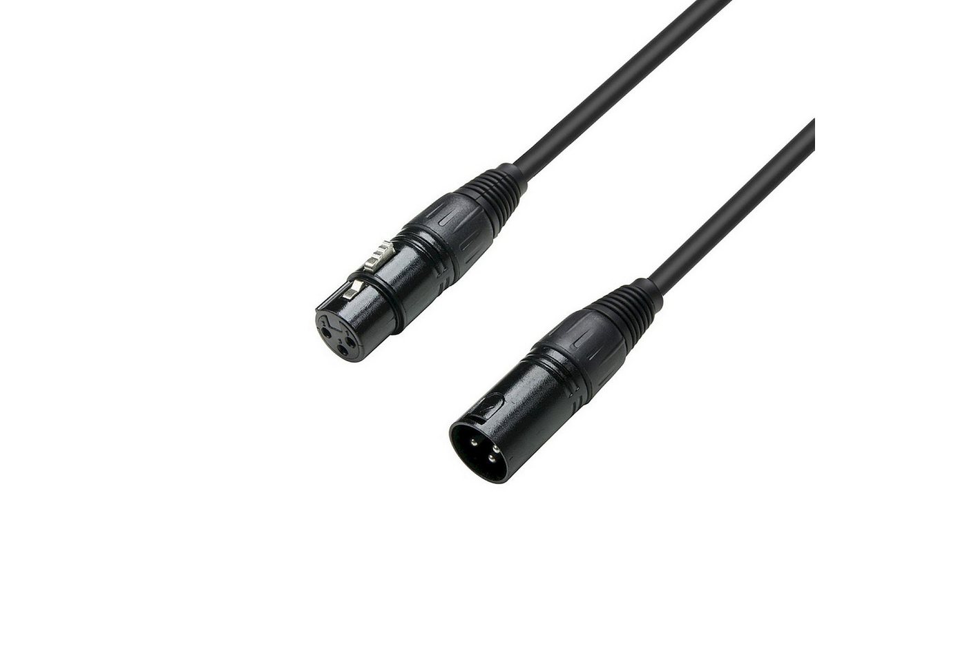 Adam Hall Cables Adam Hall Cables 3 STAR - DMX Kabel 3-Pol XLR F x 3-Pol XLR M, 3 m Lampen-Verbindungskabel, (300 cm) von Adam Hall Cables