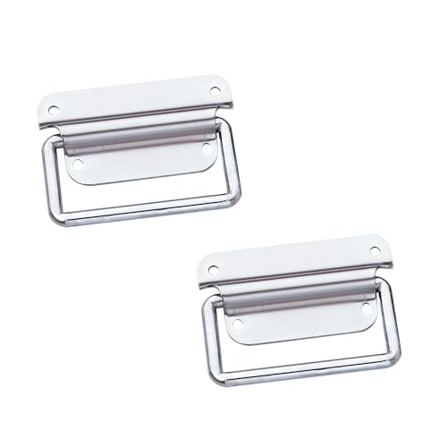 Adam Hall Hardware 3440 M2 AH - 2x Klappgriff, 2-teilig, Stahl verzinkt von Adam Hall Hardware