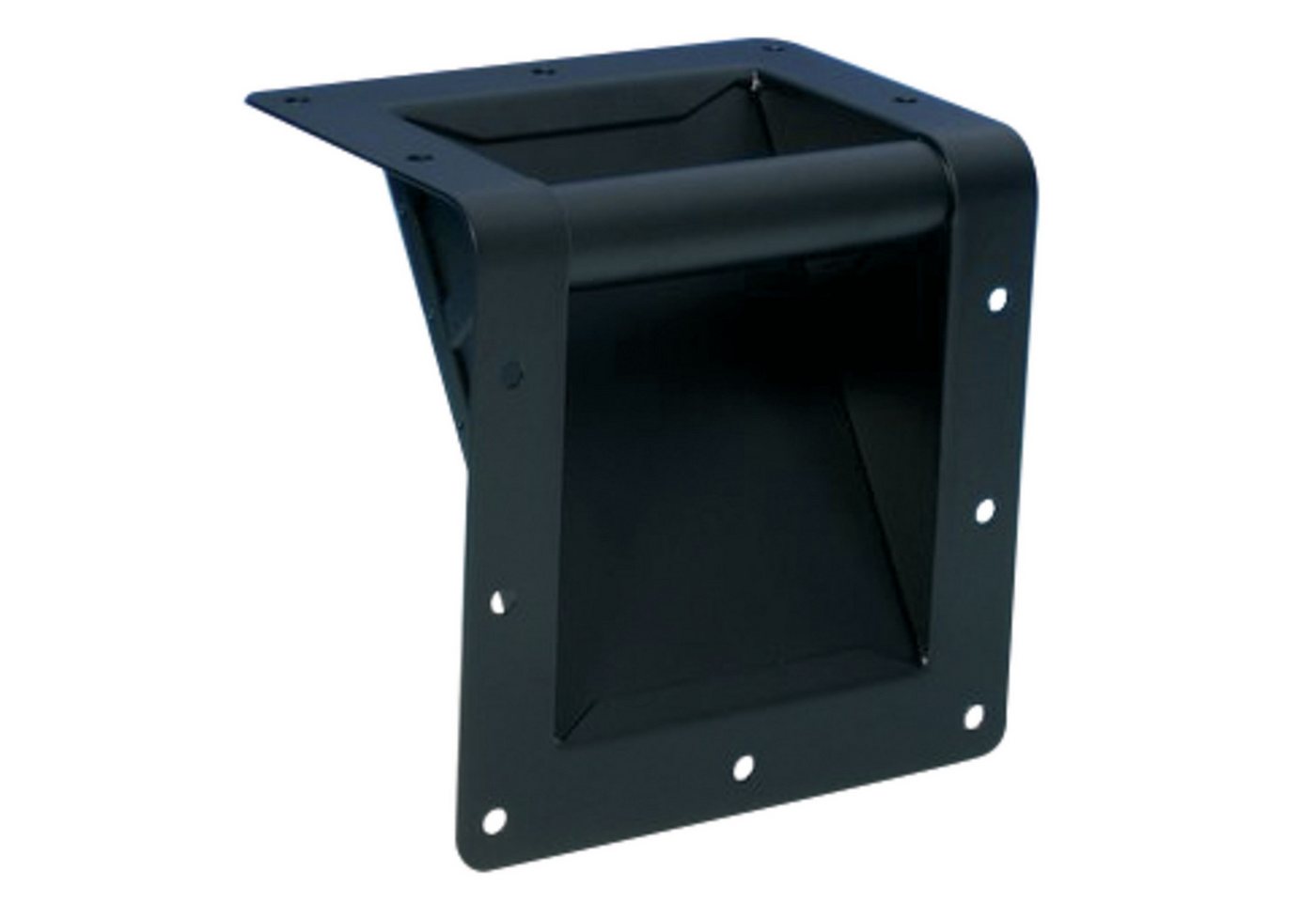 Adam Hall Griff (Fittings, Griffe), 3405 Schalengriff Stahl schwarz, für Kantenmontage - Griff von Adam Hall