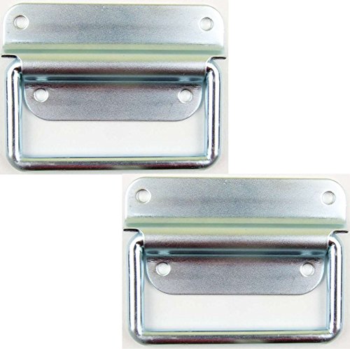 Adam Hall Hardware 3440 M2 AH - 2er Set Klappgriff/Kistengriff silber 4-Loch zweiteilig Adam Hall Hardware 3440 M2 AH - 2er Set Klappgriff/Kistengriff silber 4-Loch zweiteilig von Adam Hall