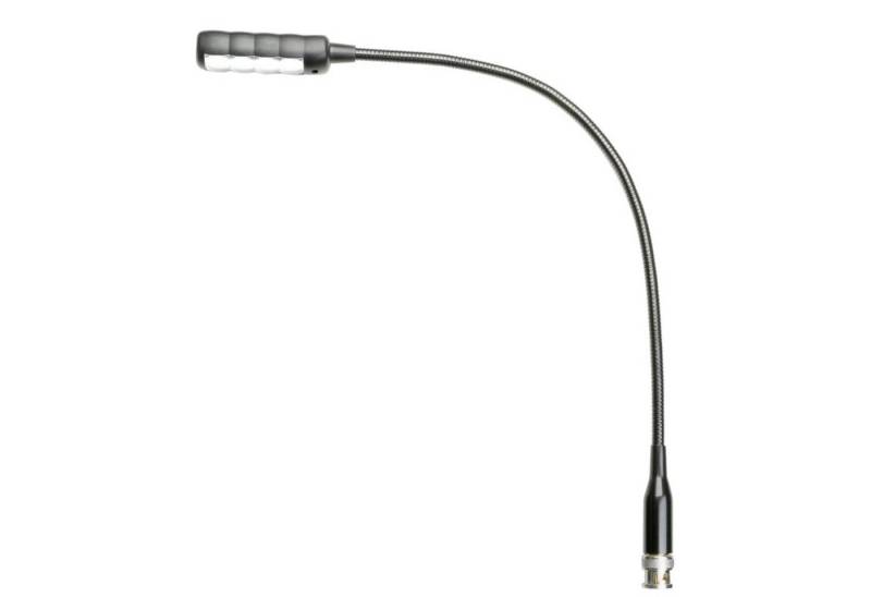 Adam Hall Klemmleuchte, SLED 1 ULTRA BNC mit 4 COB LED Schwanenhalsleuchte - von Adam Hall