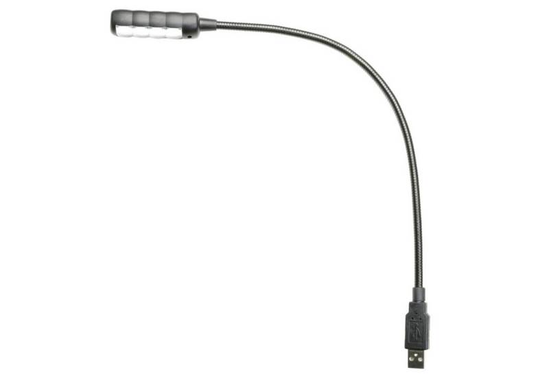 Adam Hall Klemmleuchte, SLED 1 ULTRA USB mit 4 COB LED Schwanenhalsleuchte - von Adam Hall