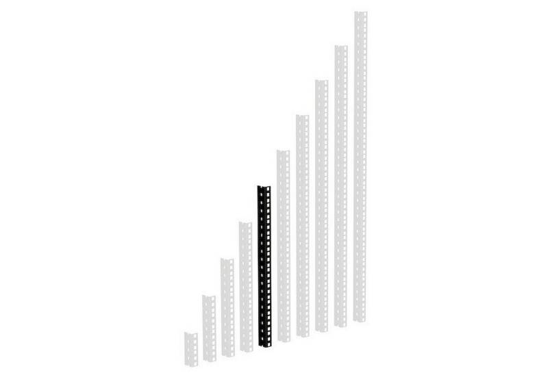 Adam Hall Transportbehälter Adam Hall 19" Parts 61535 B 10 - HD Rackschiene schwarz 10 HE von Adam Hall
