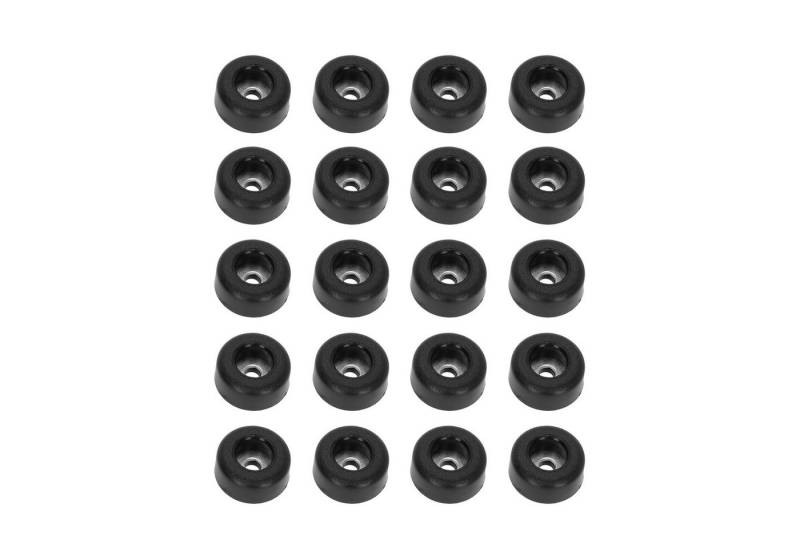 Adam Hall Transportbehälter Adam Hall Hardware - 20 x Gummifuß 25 x 11 mm Schwarz, rutschhemmend von Adam Hall