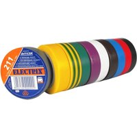ELECTRIX 211 Klebeband, Regenbogen, 10 Rollen, 15 mm x 10 m von Adam Hall
