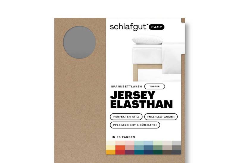 Adam Matheis Spannbettlaken Adam Matheis Topperbezug EASY Jersey BL 120x200 cm grau Adam Matheis Spannbettlaken Adam Matheis Topperbezug EASY Jersey BL 120x200 cm grau von Adam Matheis
