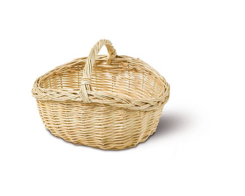 Adam Schmidt Korbwaren Allzweckkorb Adam Schmidt Henkelkorb, weiß aus weißer Weide von Adam Schmidt Korbwaren