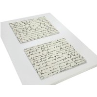 Adam Platzset "Scribble", (2 St.), aus Bio-Baumwolle,Made in Germany von Adam