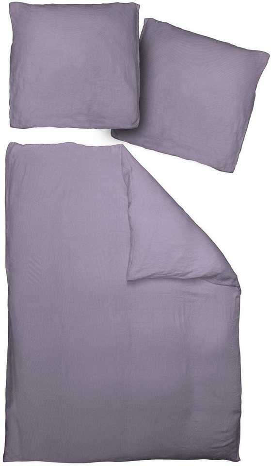 Adam Bettwäsche Uni Collection light, Renforcé, 2 teilig, aus 100 % Bio-Baumwolle, 2 teilig - Bettwäsche Set von Adam