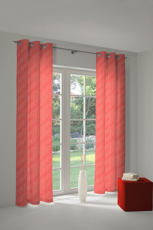 Adam Vorhang Vorhang Argentinian Criolla Light aus 100 % Bio-Baumwolle, Ösen (1 St), Ösen (1 St), blickdicht, Jacquard von Adam