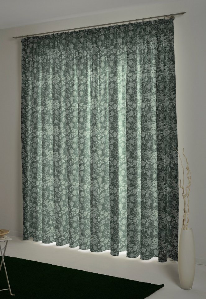 Adam Vorhang Flower Cuvée, Multifunktionsband (1 St), blickdicht, Jacquard, aus Bio-Baumwolle von Adam