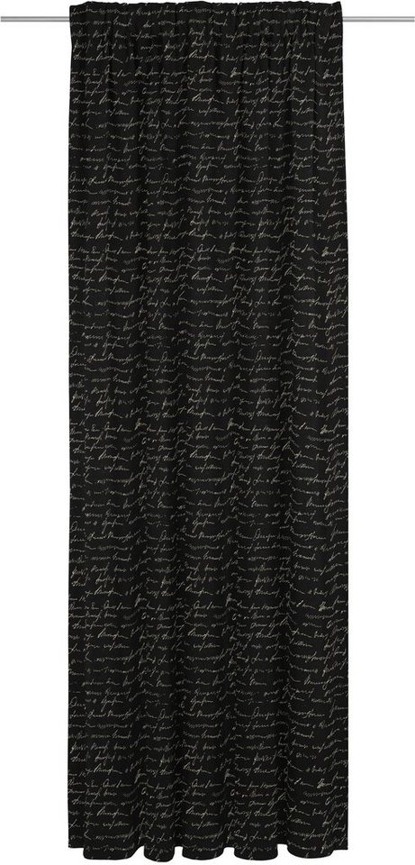 Vorhang Scribble, Adam, Multifunktionsband (1 St), blickdicht, Jacquard, nachhaltig aus Bio-Baumwolle von Adam