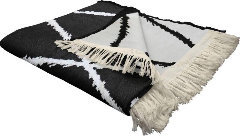 Wohndecke Casket Valdelana, Adam, mit grafischem Muster, Kuscheldecke von Adam