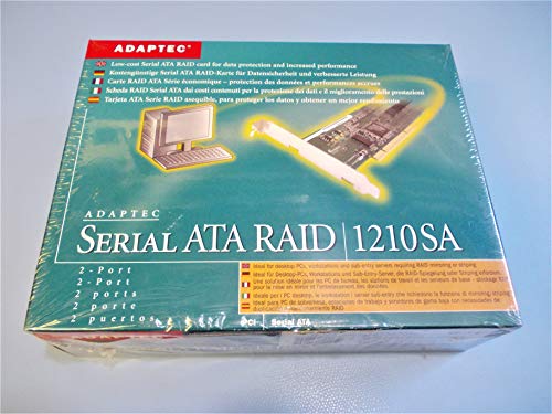 Adaptec Serial ATA RAID 1210SA EFIGS Kit Controller RAID PCI-32Bit 2XS-ATA intern 2 Devices von Adaptec