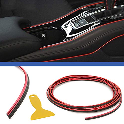5m Auto Innen Raum Dekoration Design Strip Line Zier Leiste Streifen Metallic Rot 5m Auto Innen Raum Dekoration Design Strip Line Zier Leiste Streifen Metallic Rot von Adapter Universe