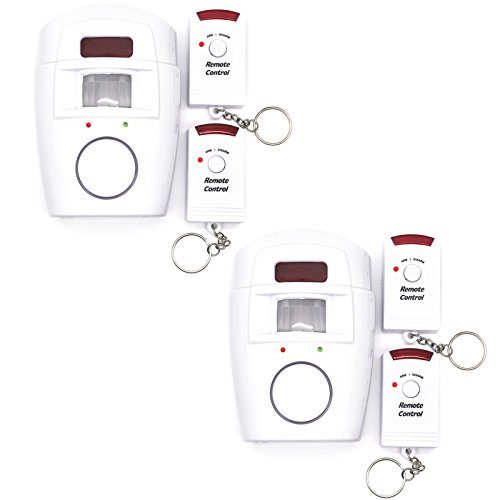 Adapter-Universe 2X Infrarot Alarmanlage Sicherheitssystem Sensor Bewegungsmelder Kabellos mit Fernbedienung Sirene Alarm Erkennungssensor Adapter-Universe 2X Infrarot Alarmanlage Sicherheitssystem Sensor Bewegungsmelder Kabellos mit Fernbedienung Sirene Alarm Erkennungssensor von Adapter Universe